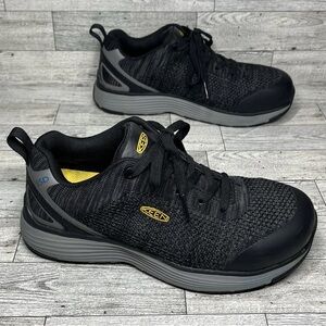 Keen Sparta Women's Steel Toe Lace Up Shoes 6.5M Gray Utility ESD ASTM F2413-18